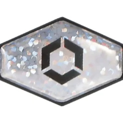Flex-On Sticker Armet Zilver Glitter