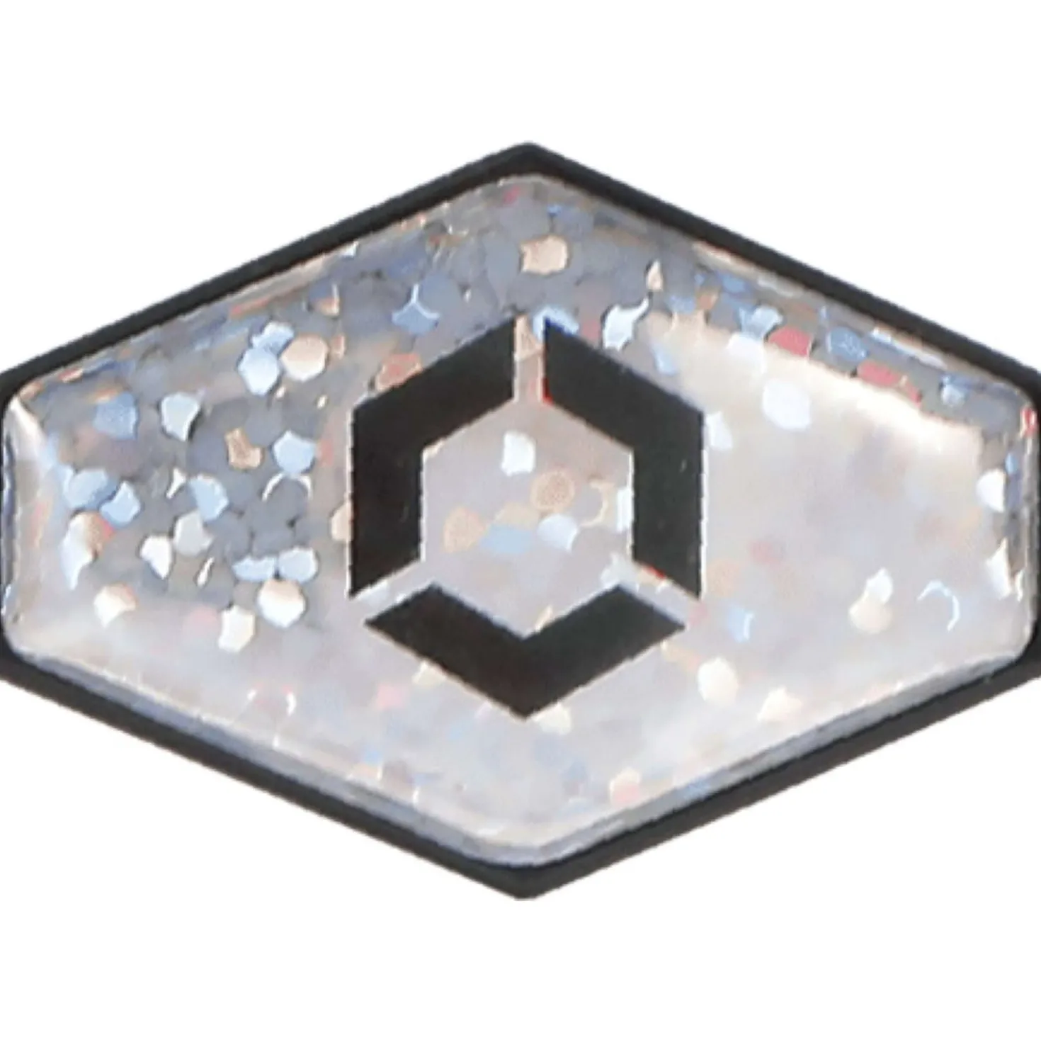 Flex-On Sticker Armet Zilver Glitter