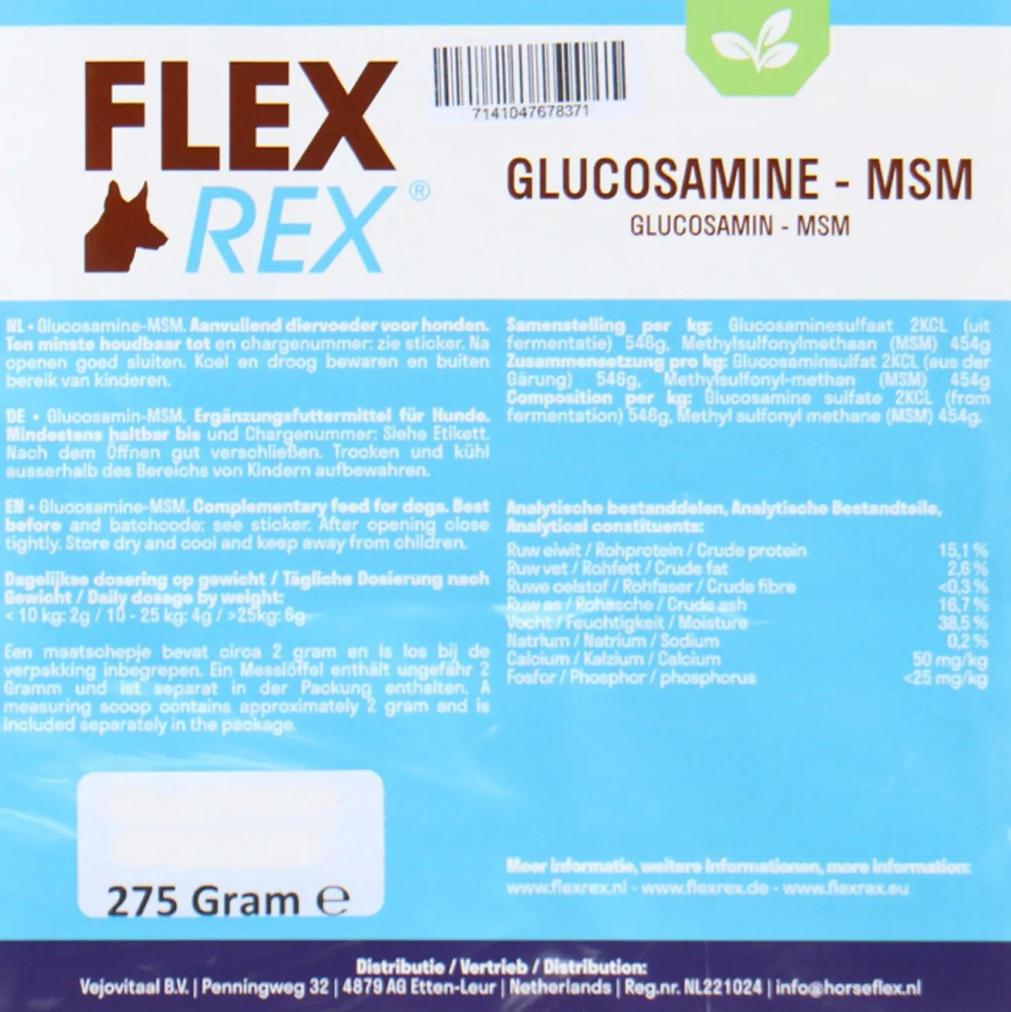 Flexrex Glucosamine-MSM Navul