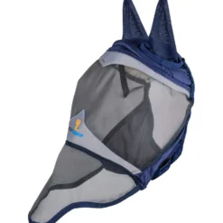 FlyGuard by Shires Vliegenmasker Pro Fine Mesh met Oren en Neus Navy