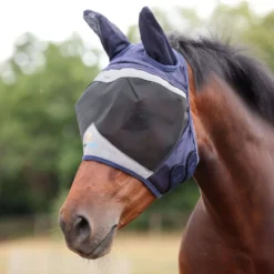 FlyGuard by Shires Vliegenmasker Pro Fine Mesh met Oren Navy