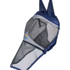FlyGuard by Shires Vliegenmasker Pro Fine Mesh met Oren en Neusflap Navy