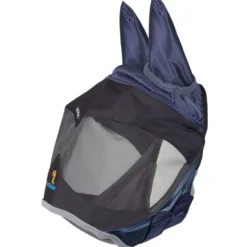 FlyGuard by Shires Vliegenmasker Pro Deluxe met Oren Navy