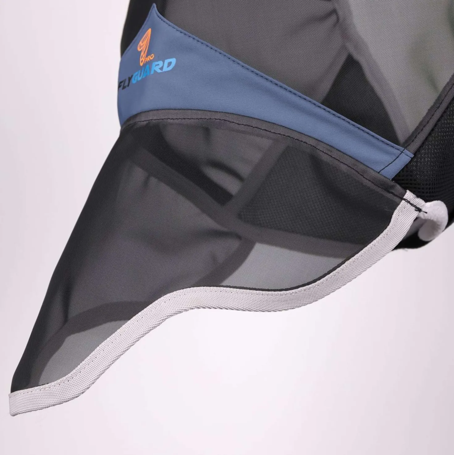 FlyGuard by Shires Vliegenmasker Pro Air Motion met Oren en Neus Deep Airforce Blue