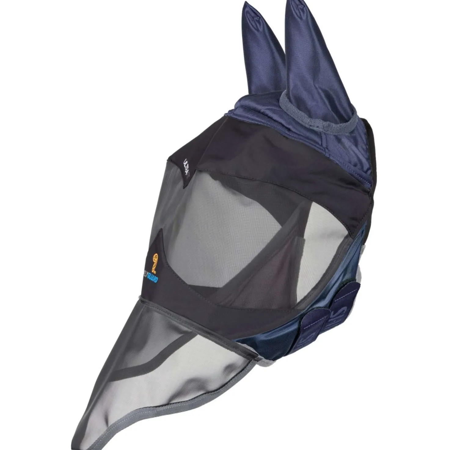 FlyGuard by Shires Vliegenmasker Pro Deluxe met Oren en Neus Navy