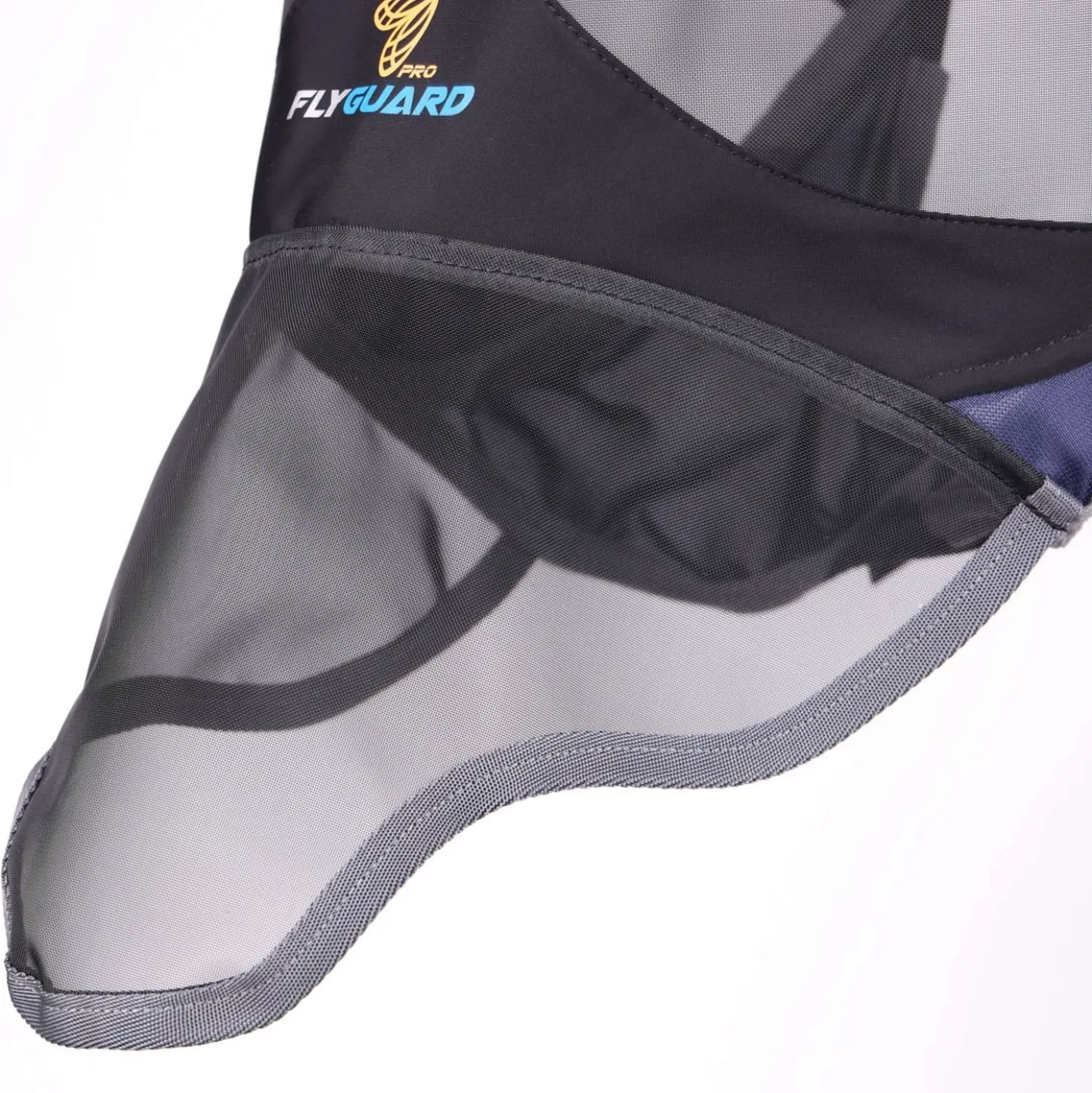 FlyGuard by Shires Vliegenmasker Pro Deluxe met Oren en Neus Navy