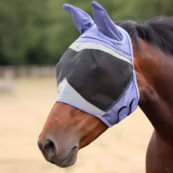 FlyGuard by Shires Vliegenmasker Pro Fine Mesh met Oren Sky