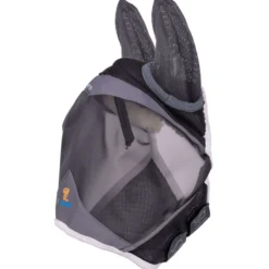 FlyGuard by Shires Vliegenmasker Pro Air Motion met Oren Donkergrijs