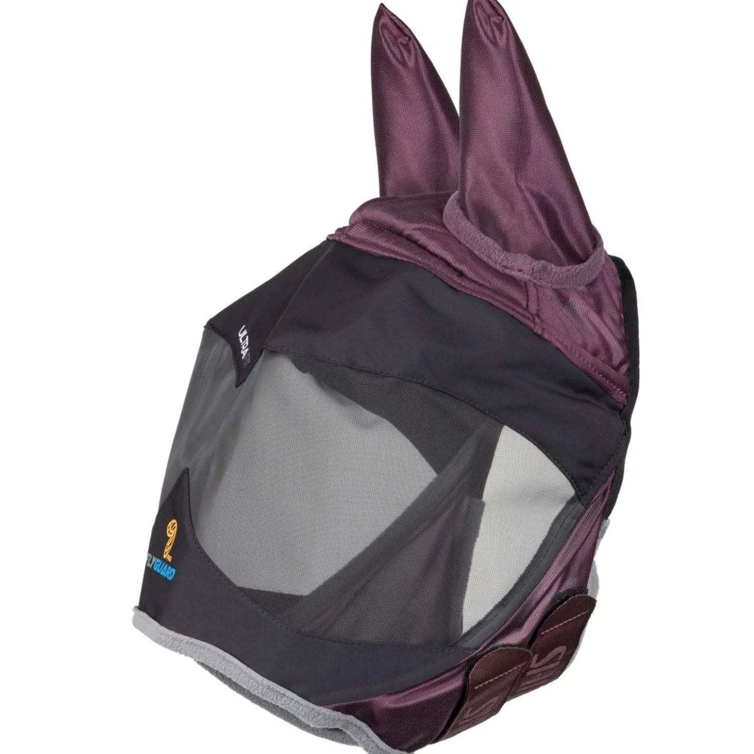 FlyGuard by Shires Vliegenmasker Pro Deluxe met Oren Black Cherry