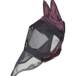 FlyGuard by Shires Vliegenmasker Pro Deluxe met Oren en Neus Black Cherry