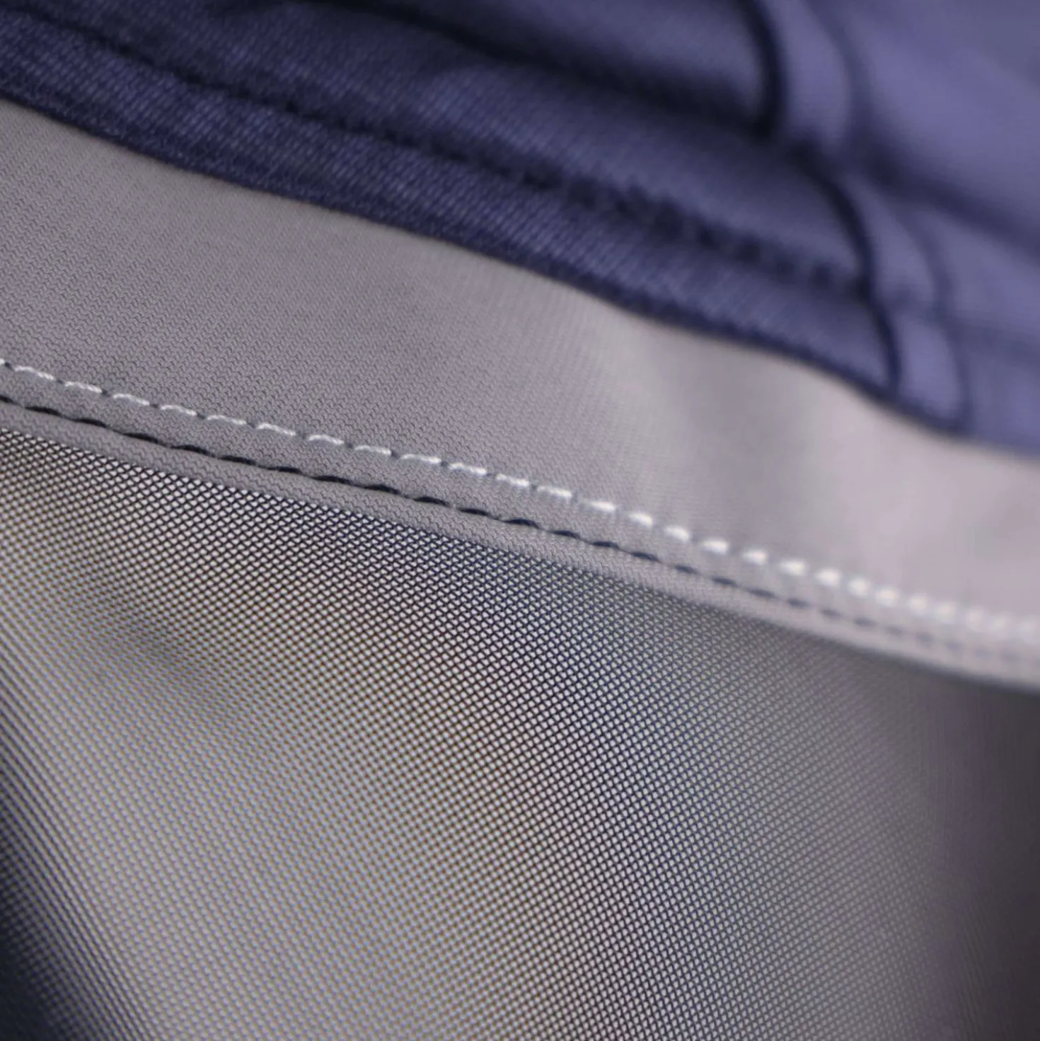 FlyGuard by Shires Vliegenmasker Pro Fine Mesh met Ooruitsparing en Neusfranje Navy