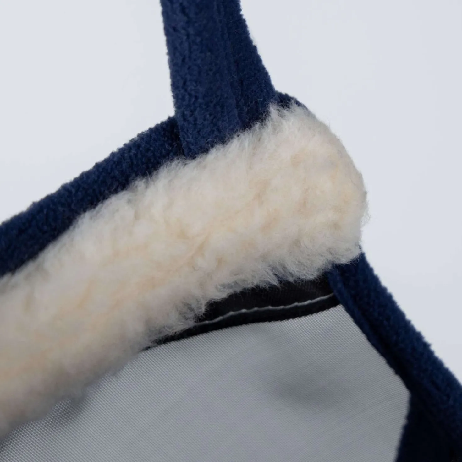 FlyGuard by Shires Vliegenmasker Pro Fine Mesh zonder Oren met Franjes Navy