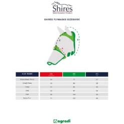 FlyGuard by Shires Vliegenmasker Pro Fine Mesh zonder Oren met Franjes Jet