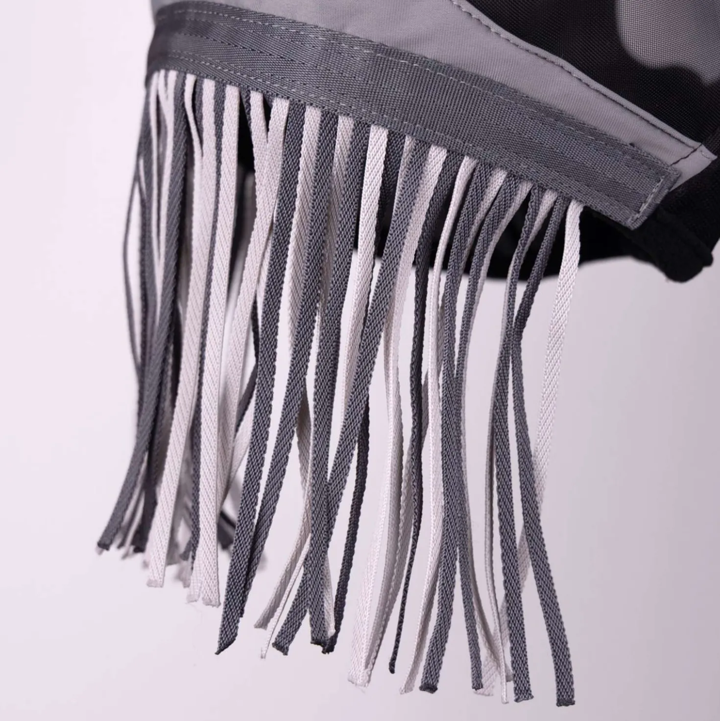 FlyGuard by Shires Vliegenmasker Pro Fine Mesh zonder Oren met Franjes Jet