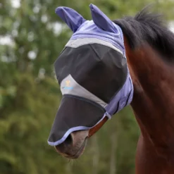 FlyGuard by Shires Vliegenmasker Pro Fine Mesh met Oren en Neus Sky