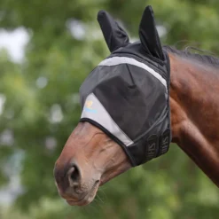 FlyGuard by Shires Vliegenmasker Pro Fine Mesh met Oren Jet