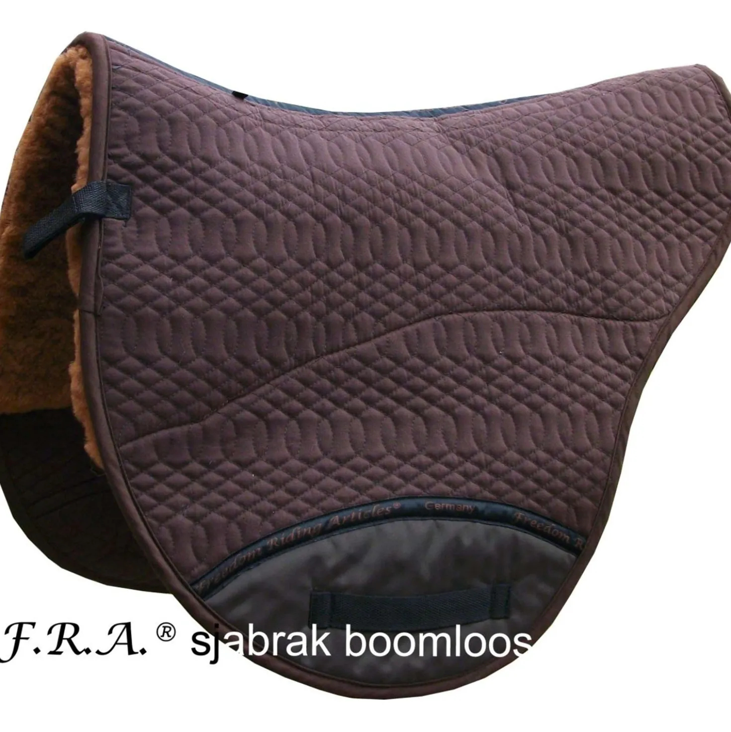 F.R.A. Bontsjabrak De Luxe Extra voor Boomloos Zadel Bruin/Cappuccino