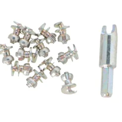 F.R.A. Cavallo Horse & Rider Studs met Sleutel