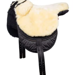 F.R.A. Rijsjabrak Macon Extra Merino met Kniewrongen en Inlagen Zwart/Naturel