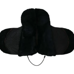 F.R.A. Rijsjabrak Macon Extra Merino met Kniewrongen en Inlagen Zwart/Naturel