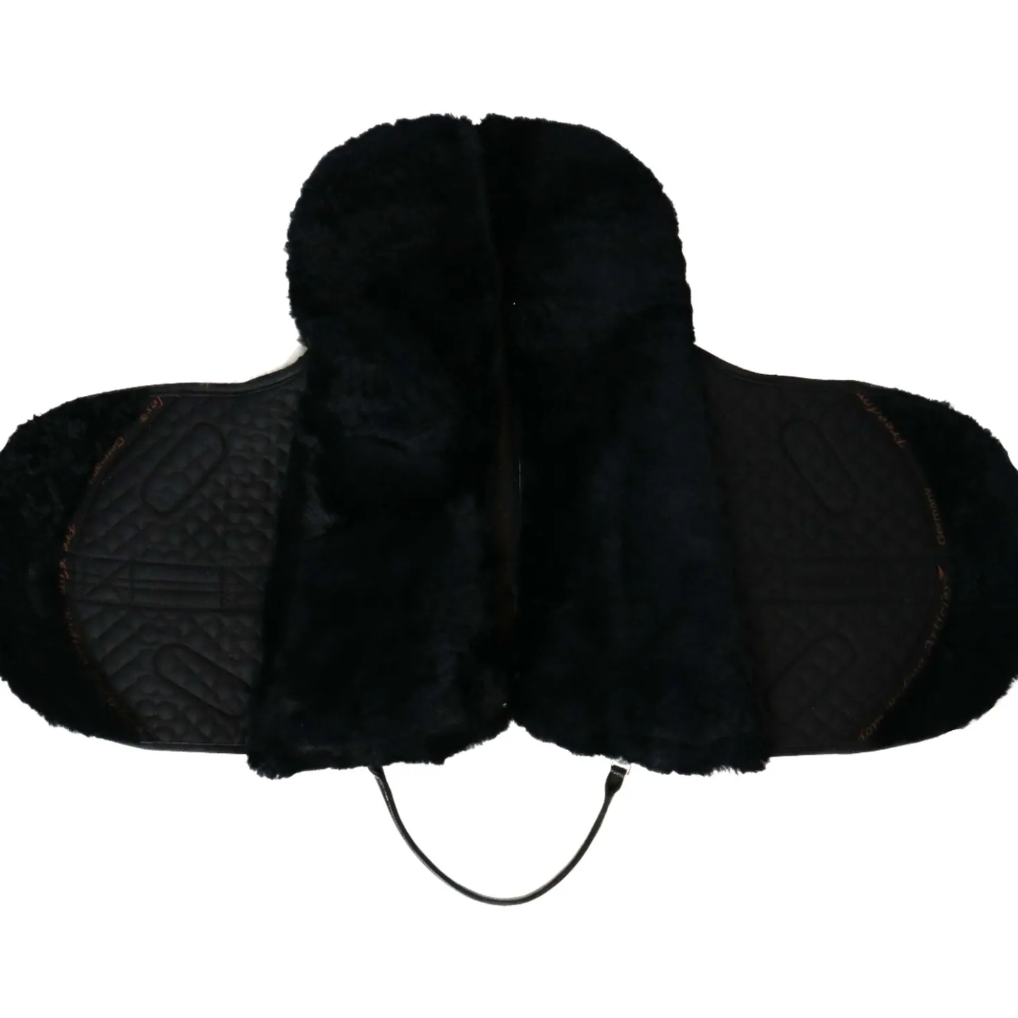 F.R.A. Rijsjabrak Macon Extra Merino met Kniewrongen en Inlagen Zwart/Naturel