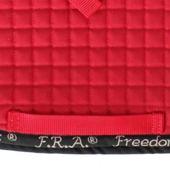 F.R.A. Sjabrak Unica met Tassen voor Boomloos zadel Rood