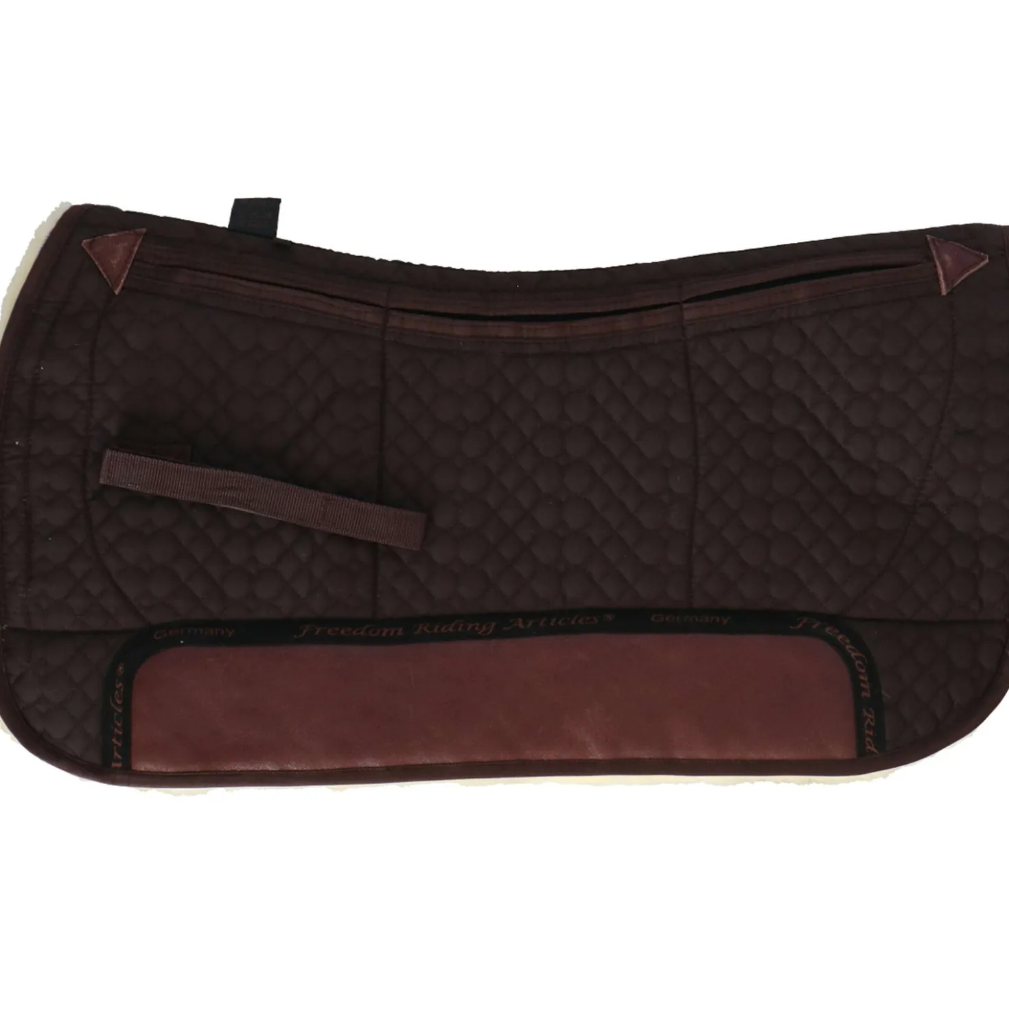 F.R.A. Westernpad De Luxe Extra Volbont 3vaks met Inlagen Bruin/Naturel