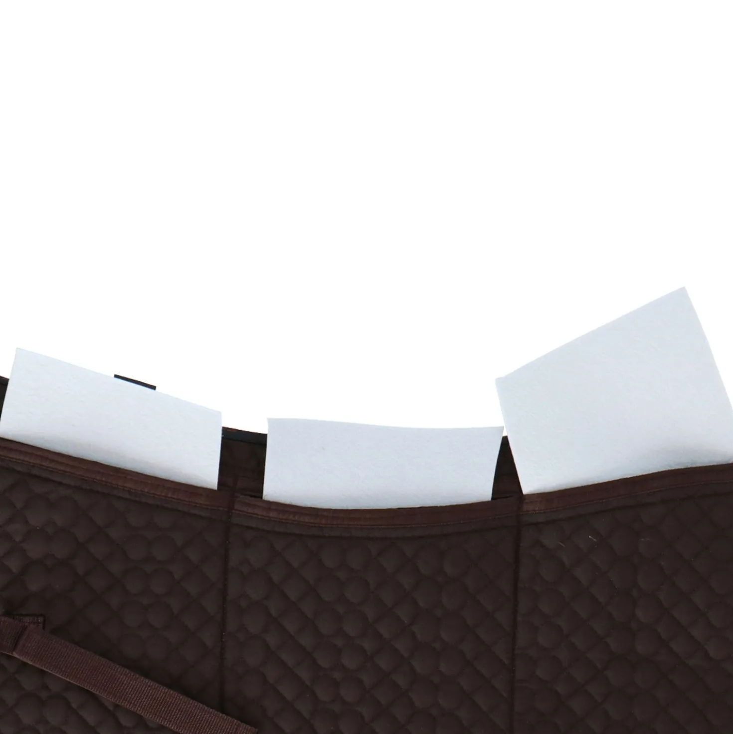 F.R.A. Westernpad De Luxe Extra Volbont 3vaks met Inlagen Bruin/Naturel