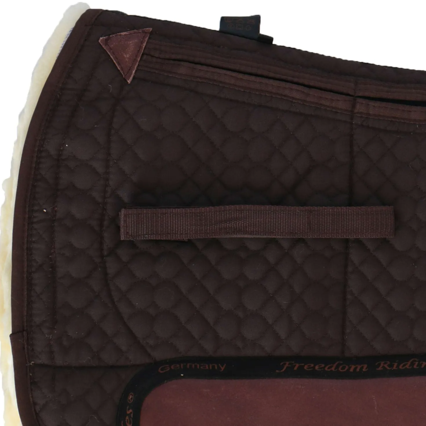 F.R.A. Westernpad De Luxe Extra Volbont 3vaks met Inlagen Bruin/Naturel