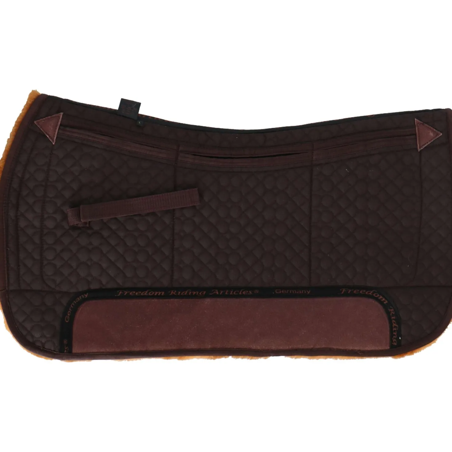 F.R.A. Westernpad De Luxe Extra Volbont 3vaks met Inlagen Bruin/Cappuccino