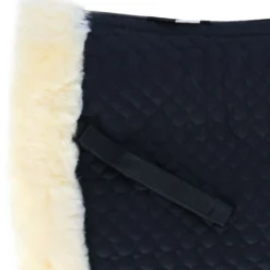 F.R.A. Zadeldekje De Luxe Dressuur Volbont Zwart/Naturel
