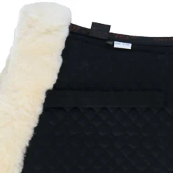 F.R.A. Zadeldekje De Luxe Veelzijdigheid Volbont Zwart/Naturel