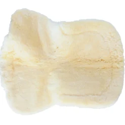 F.R.A. Zadelonderlegger Basic Zwart/Naturel Gebleekt
