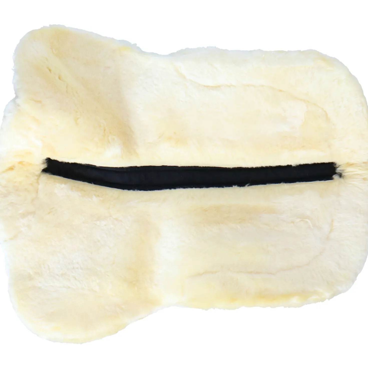 F.R.A. Zadelonderlegger De Luxe Zwart/Naturel