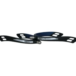 Freejump Knopsporen Spur'on Round End Zwart/Pearl Blue