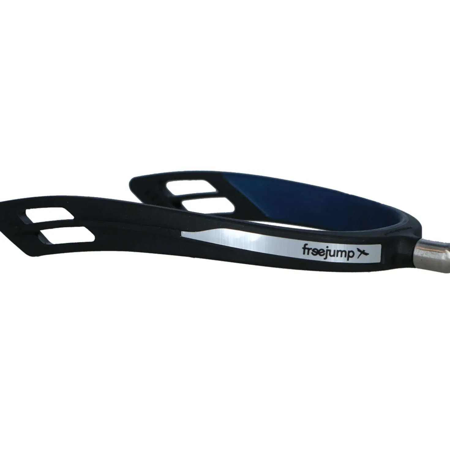 Freejump Knopsporen Spur'on Round End Zwart/Pearl Blue