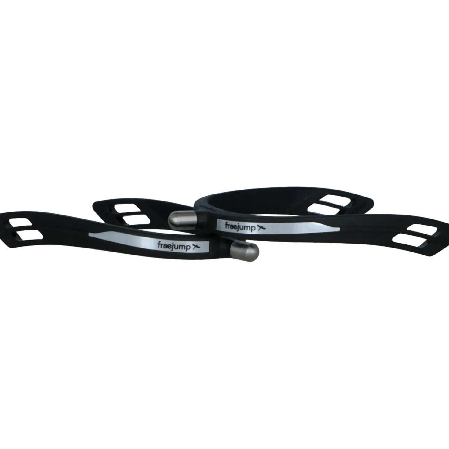 Freejump Knopsporen Spur'on Round End Zwart
