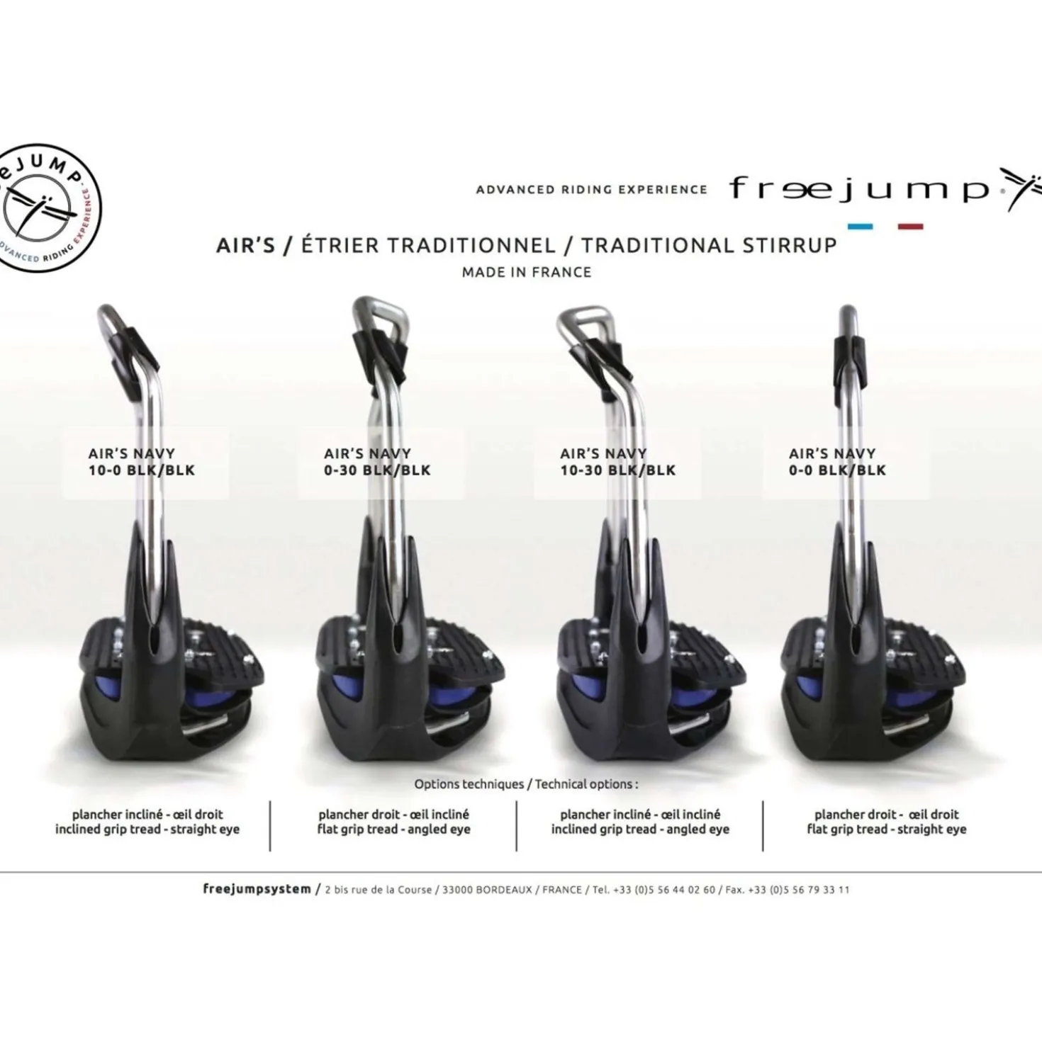 Freejump Stijgbeugels AirS Navy
