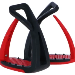 Freejump Stijgbeugels Soft Up Lite Zwart/Rood