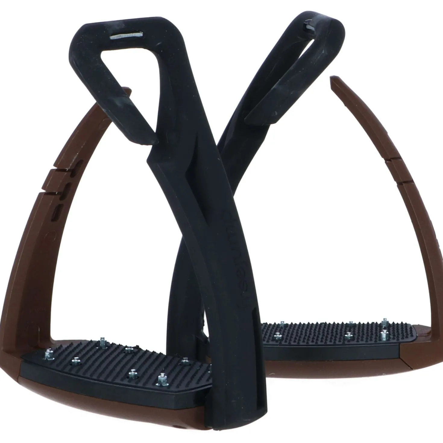 Freejump Stijgbeugels Soft Up Pro Plus Zwart/Choco