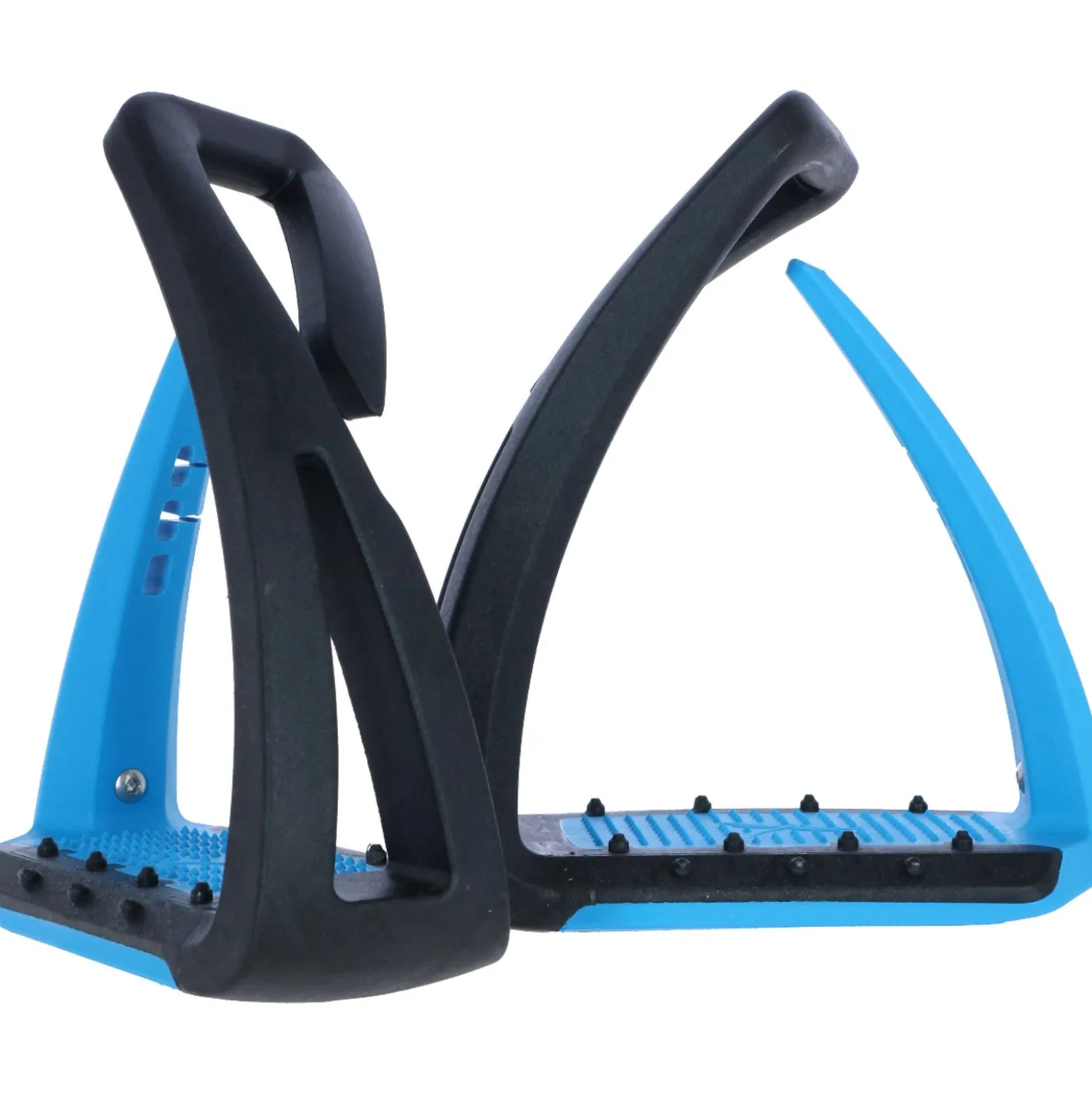 Freejump Stijgbeugels Soft Up Lite Zwart/Blauw