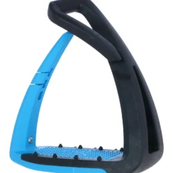 Freejump Stijgbeugels Soft Up Lite Zwart/Blauw