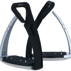 Freejump Stijgbeugels Soft Up Pro Plus Zwart/Zilver