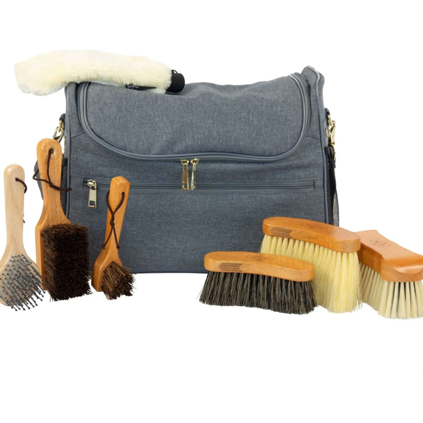 Grooming Deluxe by Kentucky Grooming Bag Set Grijs