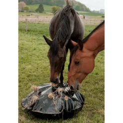 Grooming Deluxe by Kentucky Slow Feeder Play & Haybag Round