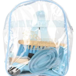 Harry's Horse Backpack Grooming Kit Lichtblauw