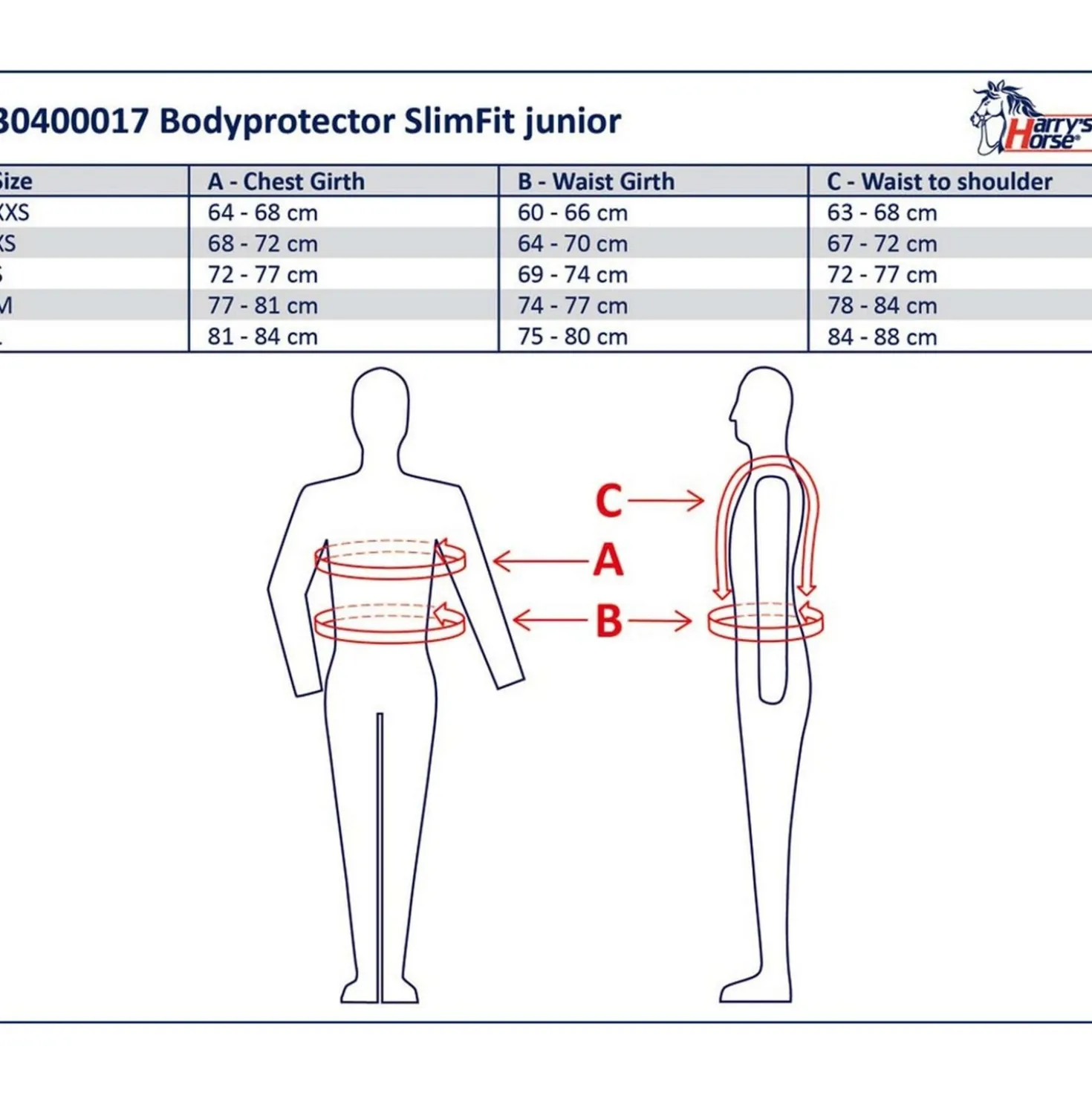 Harry's Horse Bodyprotector SlimFit junior