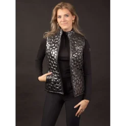 Harry's Horse Bodywarmer Denici Cavalli Stardust Omkeerbaar Zwart