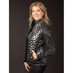 Harry's Horse Bodywarmer Denici Cavalli Stardust Omkeerbaar Zwart