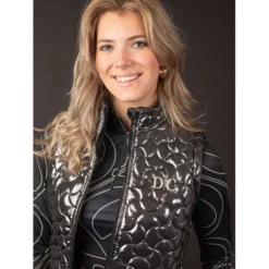 Harry's Horse Bodywarmer Denici Cavalli Stardust Omkeerbaar Zwart